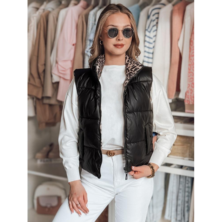 Črn ženski brezrokavnik TY4822