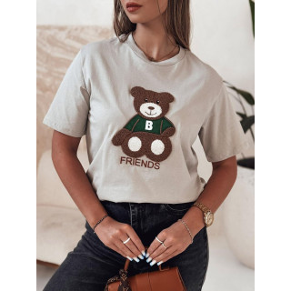 Ženska pistacija majica s plišastim medvedkom RY2566