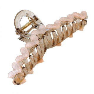 Sponka za lase z roza srčki