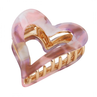 Krem sponka za lase v obliki srca