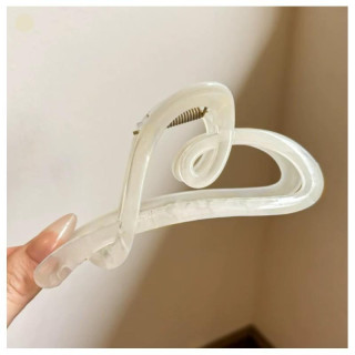 Okrasna bela sponka za lase