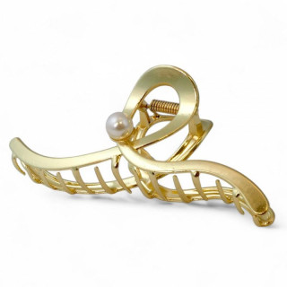 Sponka za lase zlate barve