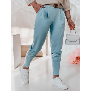 Modre ženske hlače s pasom UY2415