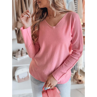 Dolg roza ženski pulover MY2444