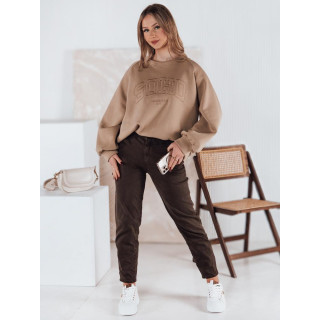 Ženske coffe mom fit jeans hlače UY2393