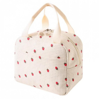 Termo torba iz velveta s potiskom jagod