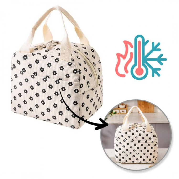 Termo torba iz velveta s potiskom marjetic