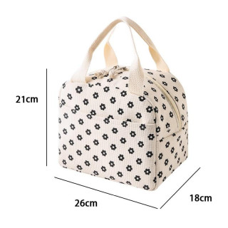 Termo torba iz velveta s potiskom marjetic