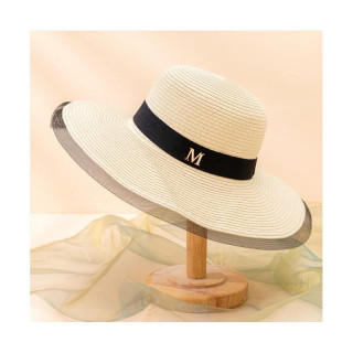 Poletni slamnati ženski klobuk
