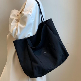 Velika črna torba iz blaga