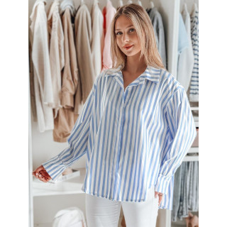 Ženska modro-bela črtasta srajca DY0461