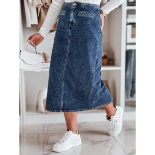 Modro denim midi krilo CY0485
