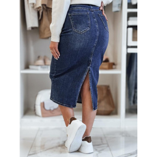 Temno modro denim midi krilo CY0482