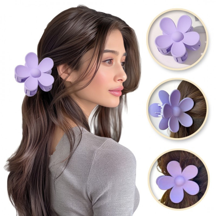 Vijolična sponka za lase