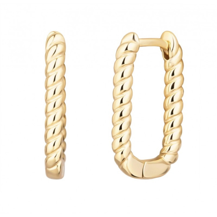 Elegantni uhani iz kirurškega jekla