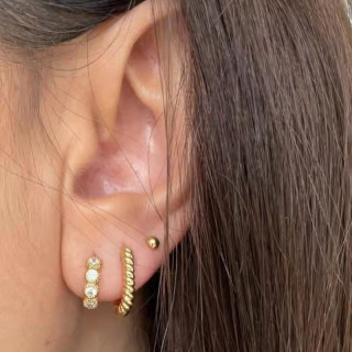 Elegantni uhani iz kirurškega jekla