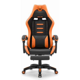 Oranžno-črn igralni stol HELLS CHAIR