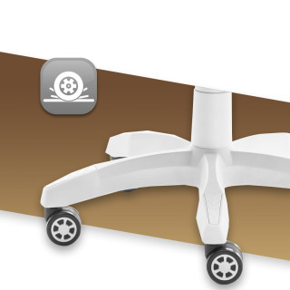 Vzorčast fotelj HELL'S CHAIR v bež barvi