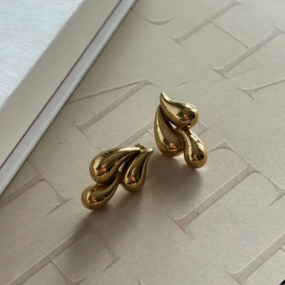 Pozlačeni ženski uhani