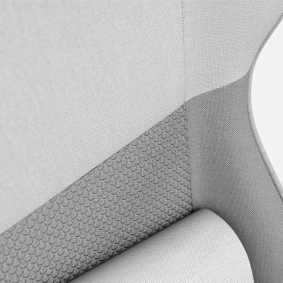 Sivo-bel gaming stol Huzaro FORCE 6.2 WHITE MESH