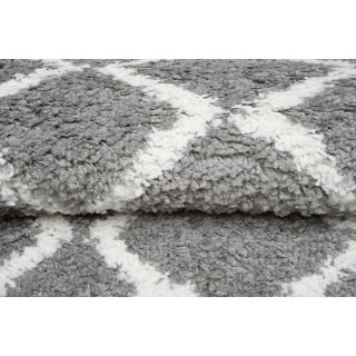 Boho preproga v temno sivi barvi