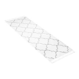 Kremna boemska preproga z resicami