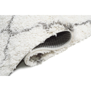 Kremna boemska preproga z resicami