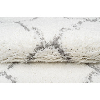 Kremna boemska preproga z resicami