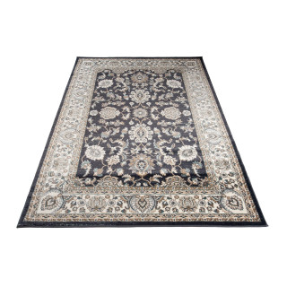 Starinska preproga v črni barvi