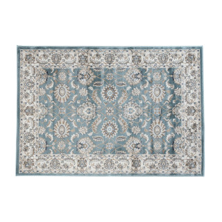 Preproga s turškim vzorcem v modri barvi