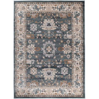 Modra preproga s tradicionalnim vzorcem