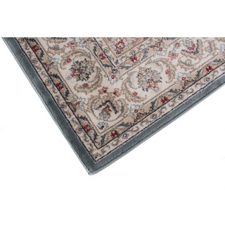 Tradicionalna vzorčasta preproga v modri barvi