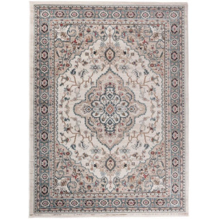 Tradicionalna bela preproga z vzorcem