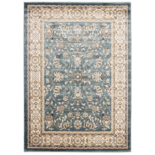 Preproga z vzorcem v modri barvi