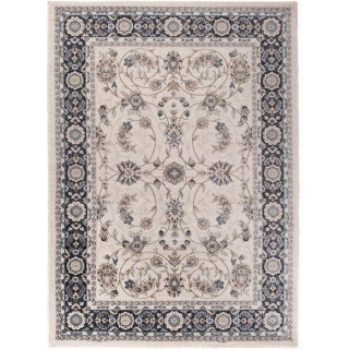 Preproga z vzorcem v beli barvi