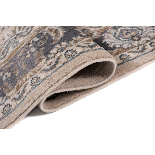 Vzorčasta vintage preproga v svetlo bež barvi