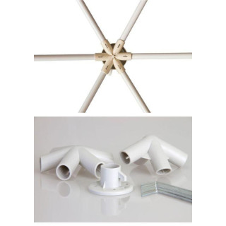 Vrtni paviljon 2x2x2m z mrežo proti komarjem