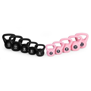 Črna utež za kettlebell - 4 kg