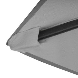 Zložljiv vrtni senčnik v sivi barvi