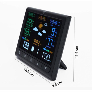 Brezžična osvetljena vremenska postaja