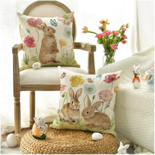 Vzmetna prevleka za blazino z zajčkom