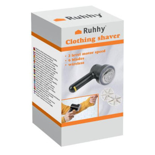 Brezžični odstranjevalec vlaken v črni barvi