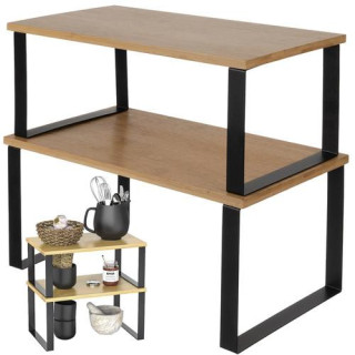 Bambusova polica za kuhinjo - 2 kosa