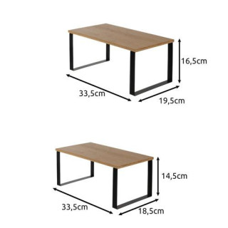 Bambusova polica za kuhinjo - 2 kosa
