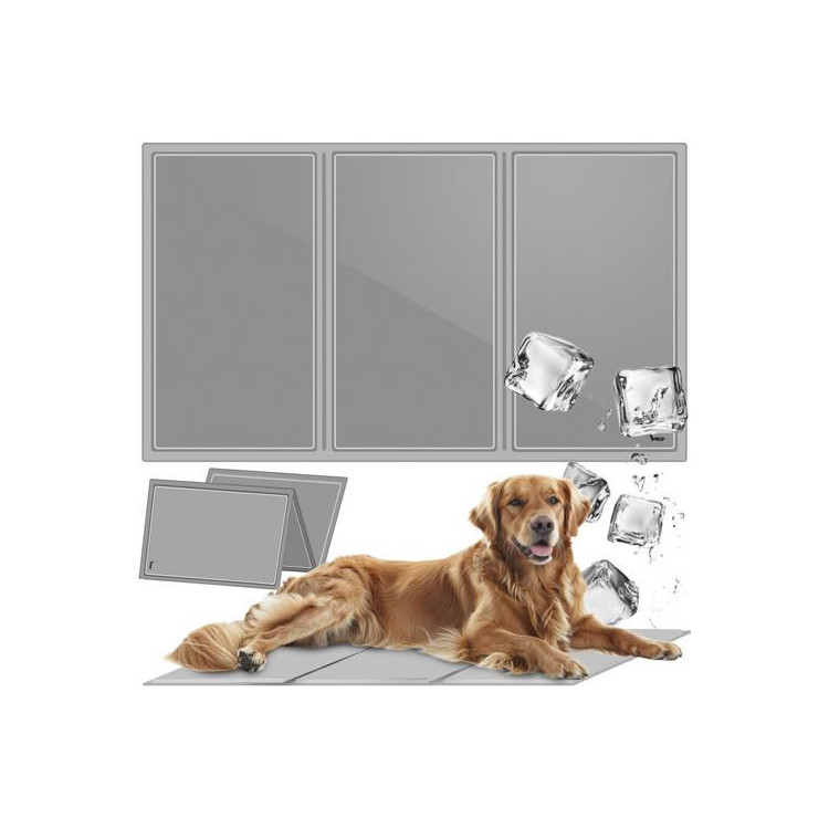 Hladilna siva podloga za živali 90x50 cm