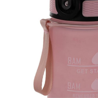 Roza-modra motivacijska steklenica za vodo - 1 l