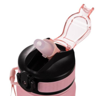 Roza-modra motivacijska steklenica za vodo - 1 l