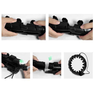 Hula hoop z masažnim obročem + utež