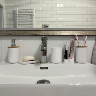 Komplet belih kopalniških dodatkov