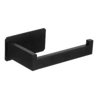 Črno kovinsko držalo za toaletni papir